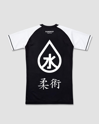 Essential White Rashguard - Manga Corta